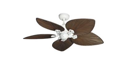 42" Bombay Pure White with 42" Bombay Oil Rubbed Bronze Blades