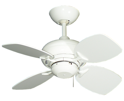 26" Mini Breeze Ceiling Fan in Pure White