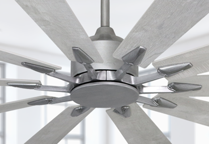 Fusion WiFi Brushed Nickel Ceiling Fan with 66" Blades and Remote
